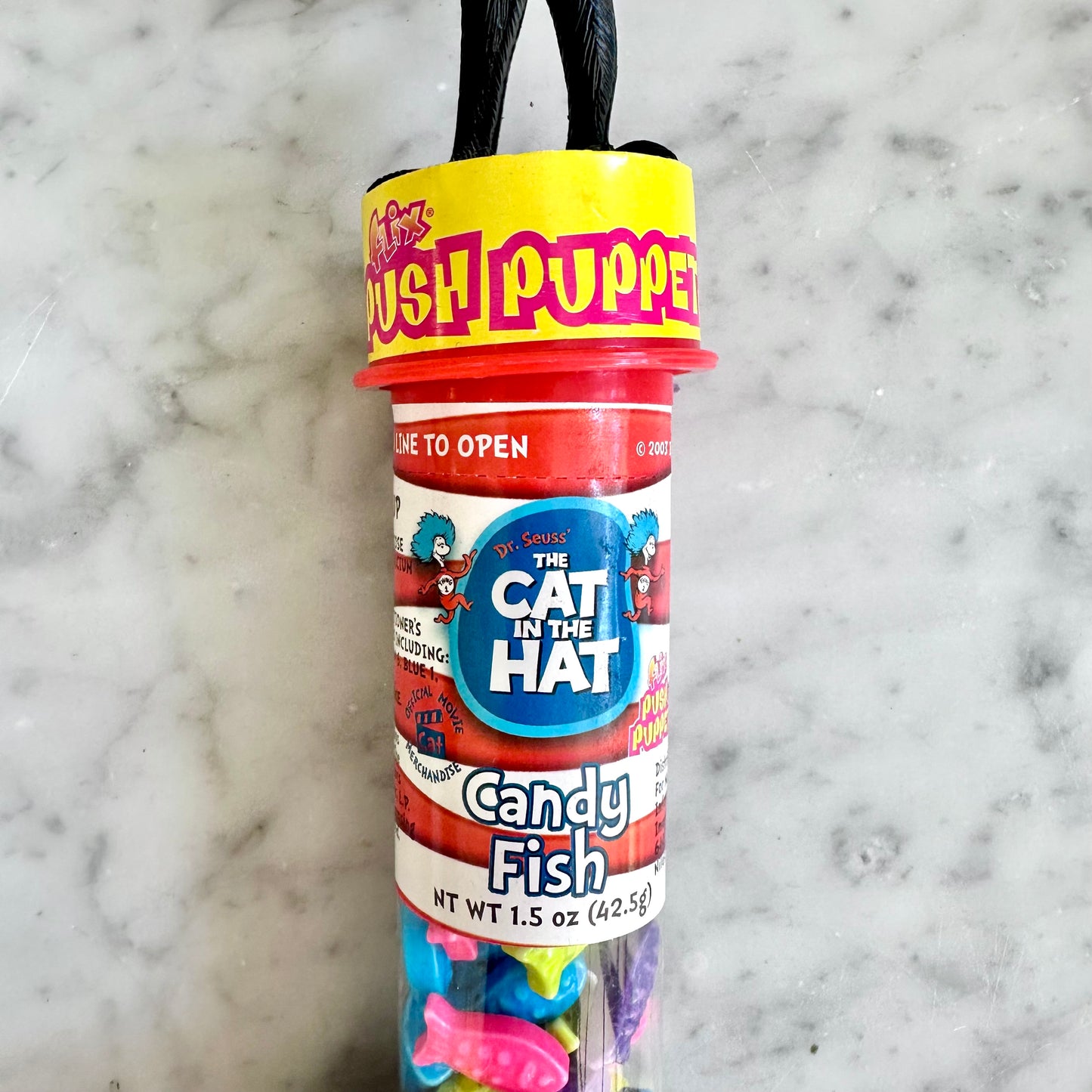 Vintage Cat In The Hat Candy Tubes