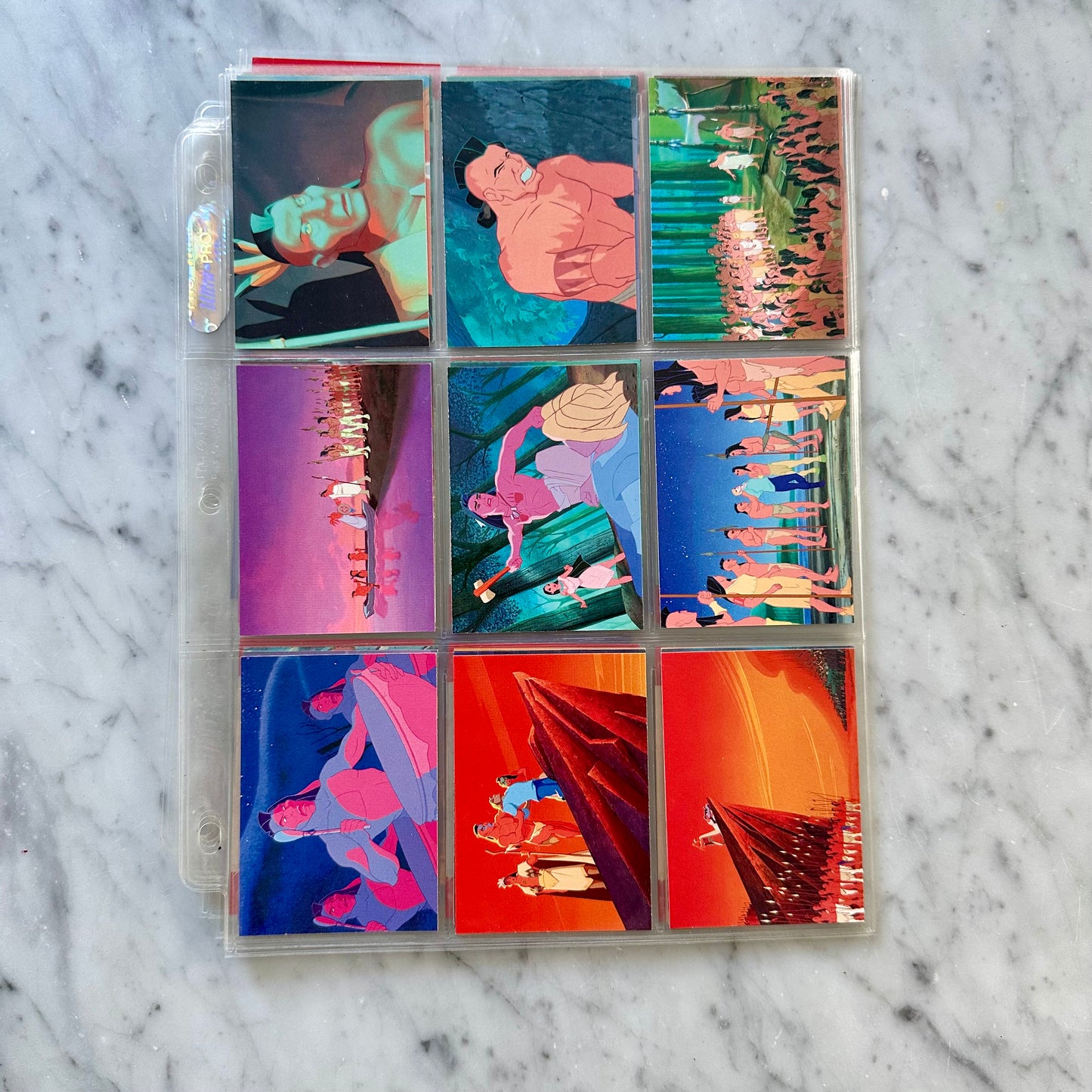 1995 Skybox Disney Pocahontas Trading Card Set of 105