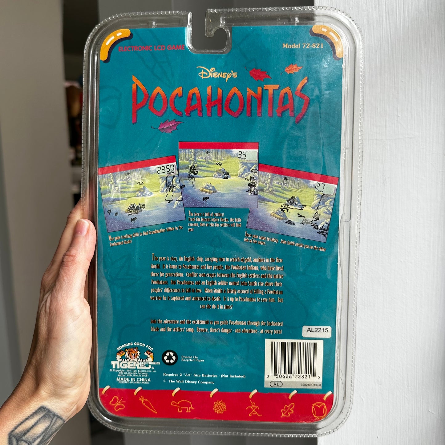 1995 Tiger Electronics Pocahontas Game