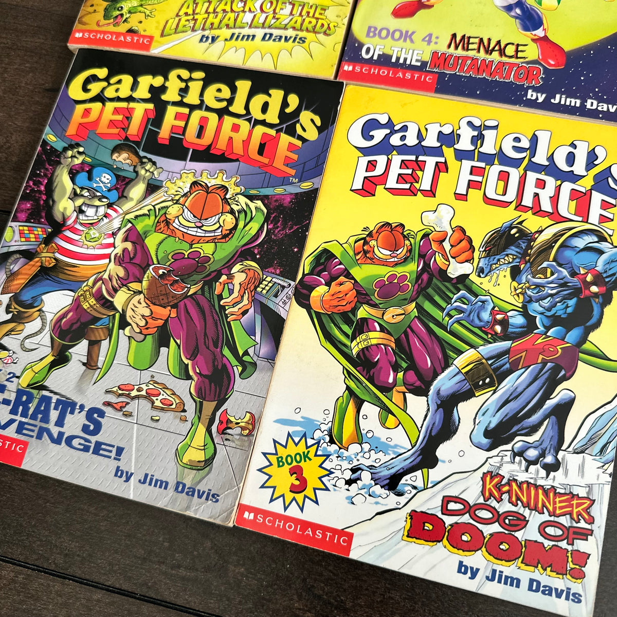 1998 Garfield’s Pet Force Book Lot
