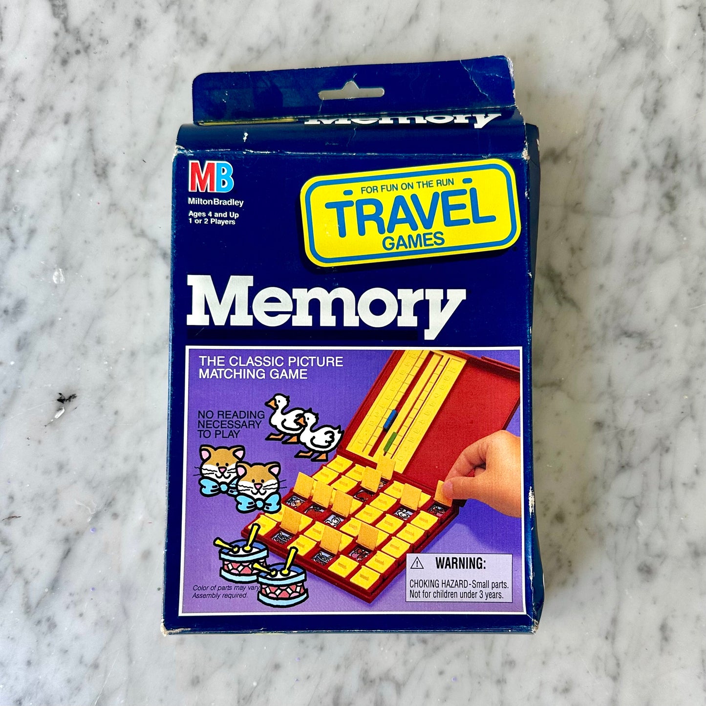 1989 Milton Bradley Memory Travel Game