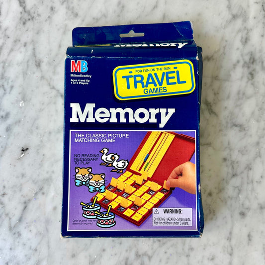 1989 Milton Bradley Memory Travel Game