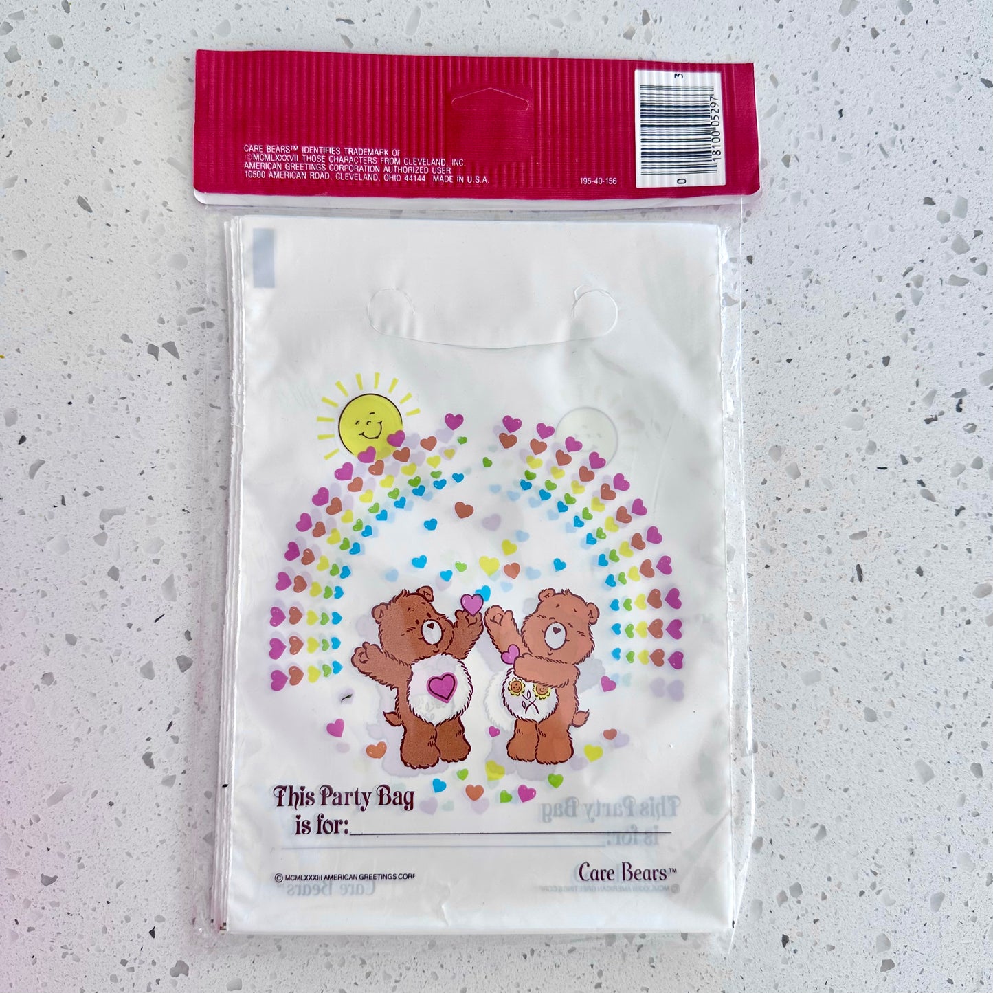 1983 Care Bears Treat Bags