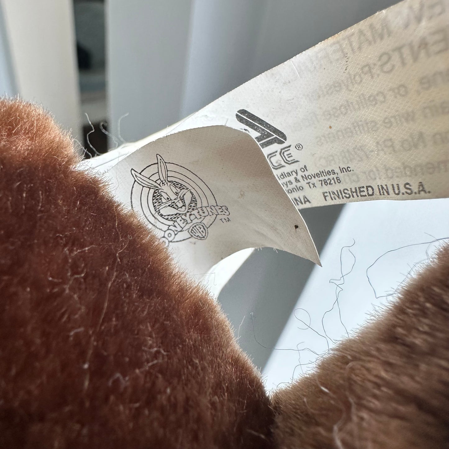 90’s Taz T.N.T. Plush