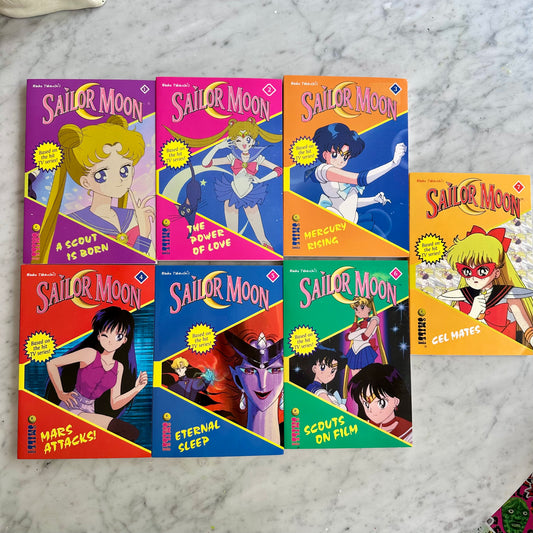 Vintage Sailor Moon Smile Books 1-7