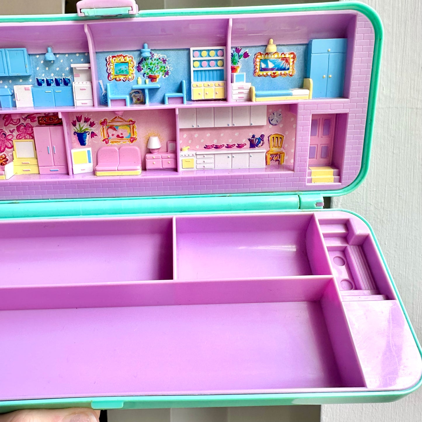 1990 Polly Pocket Pencil Case Playset