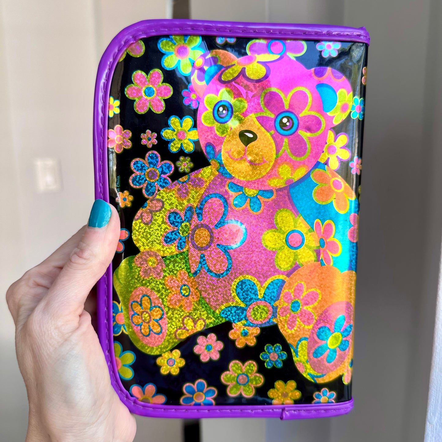 90’s Lisa Frank Blossom Bear Planner