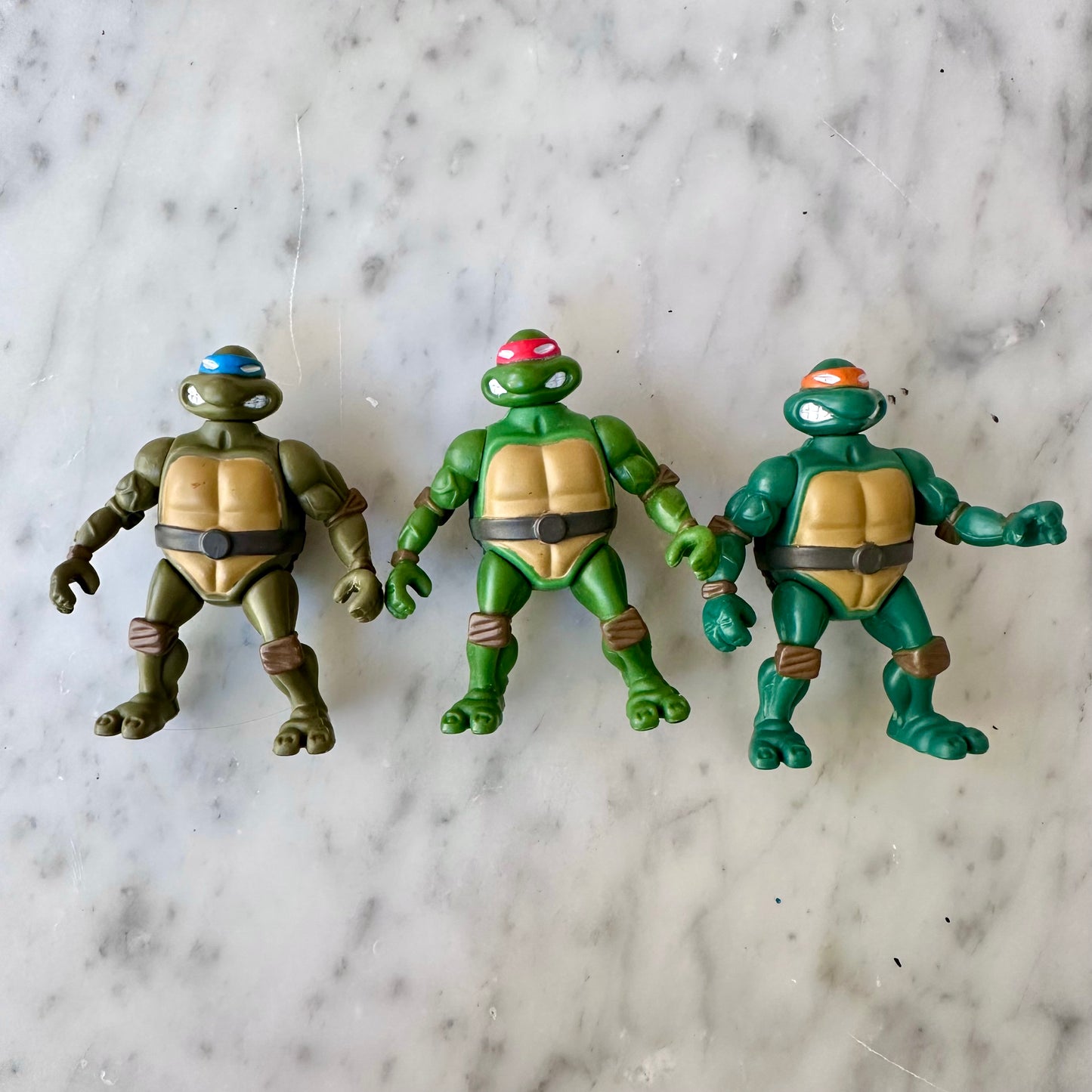 2002 Mini TMNT Set of 3