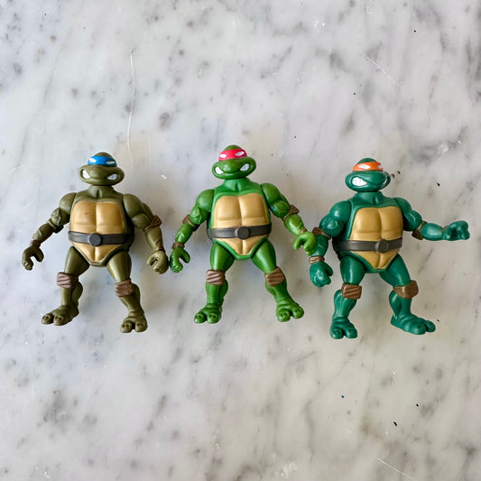 2002 Mini TMNT Set of 3