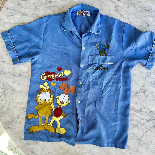 Vintage Garfield and Odie Sleep Shirt