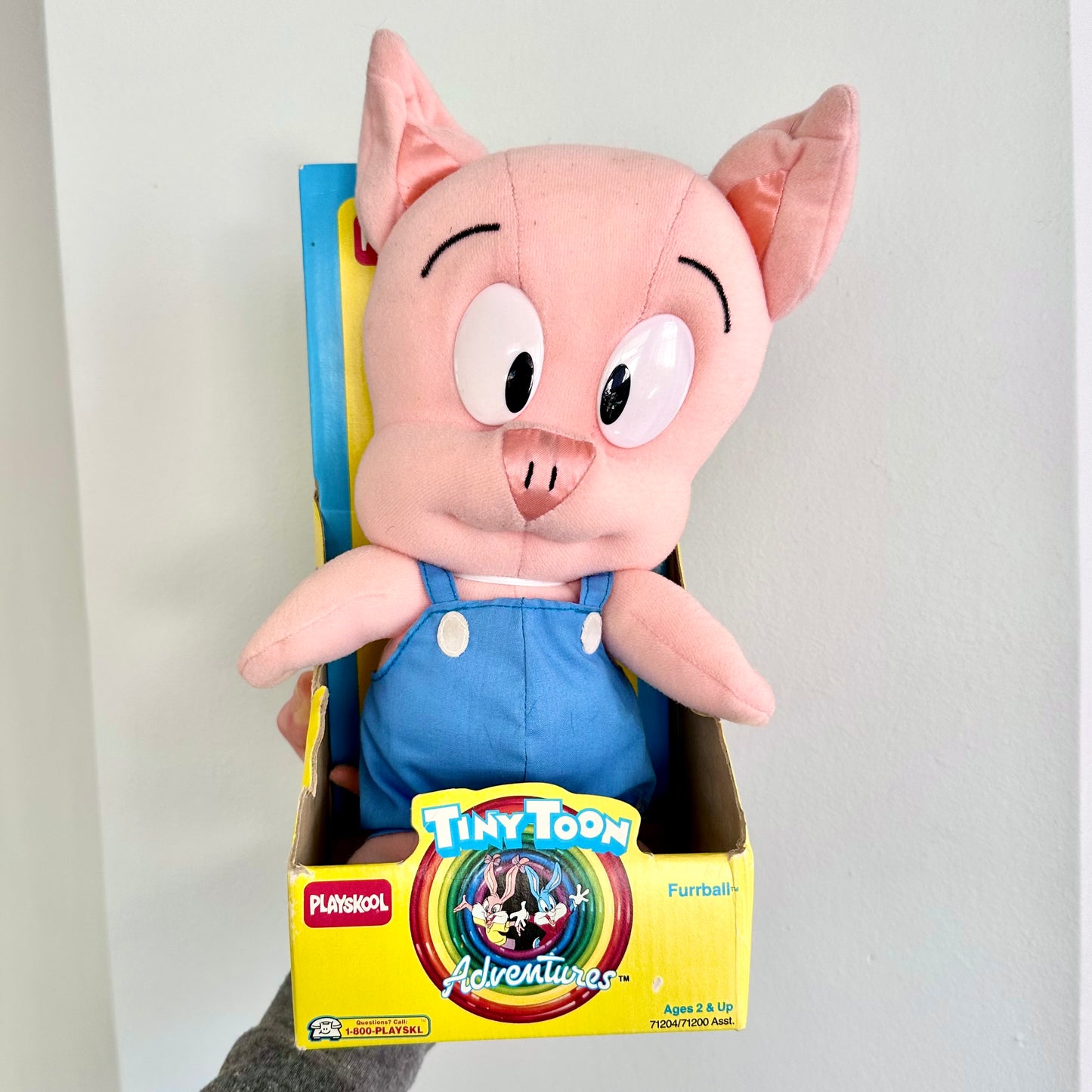 1990 Tiny Toon Adventures Hamton Plush