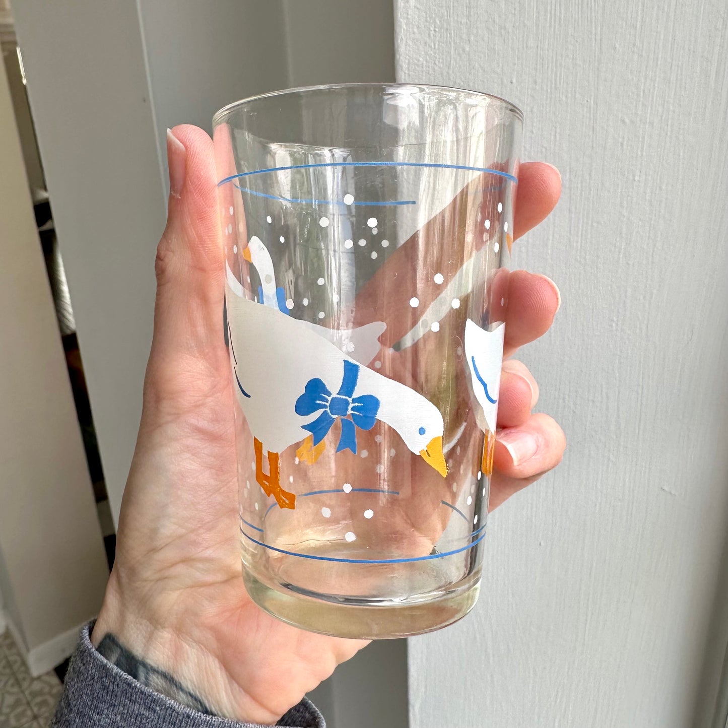 80’s Country Goose Juice Glass