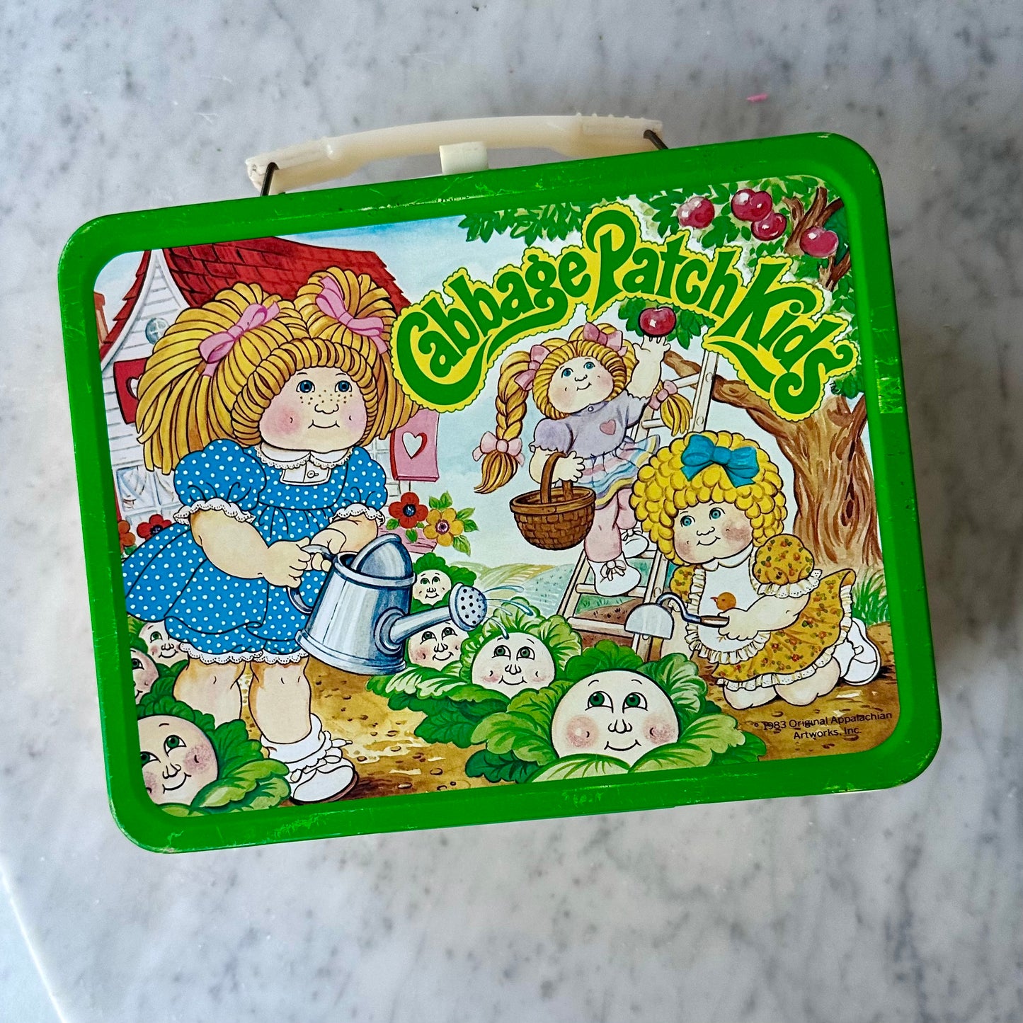 1983 Cabbage Patch Kids Tin Lunchbox with Thermos