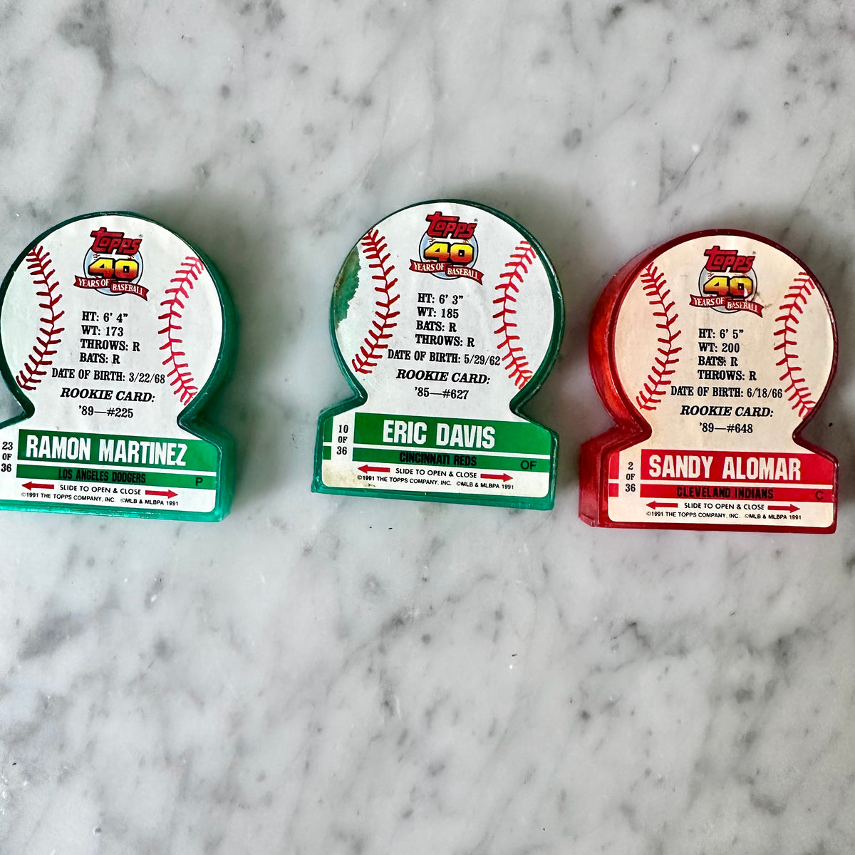 1991 Topps Baseball Stand-Ups Candy Lot