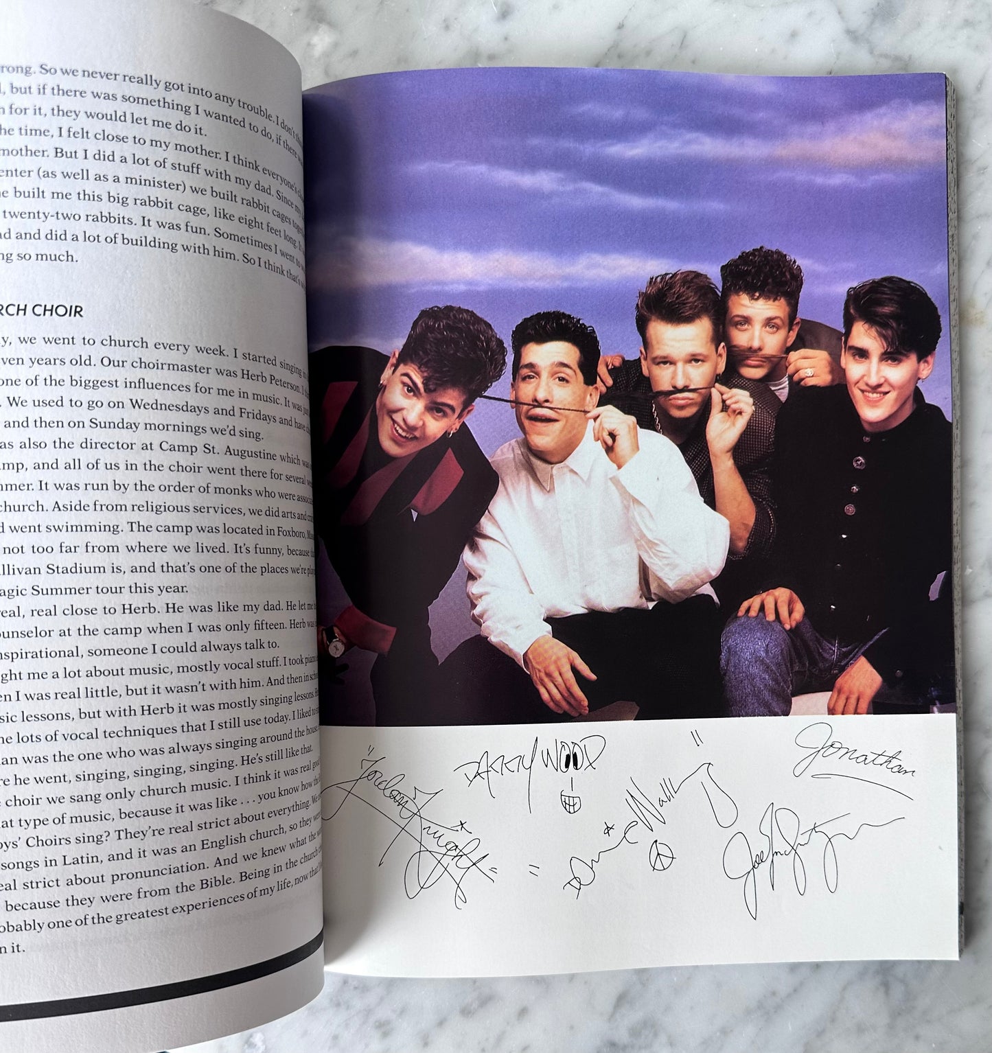 1990 Our Story NKOTB Book