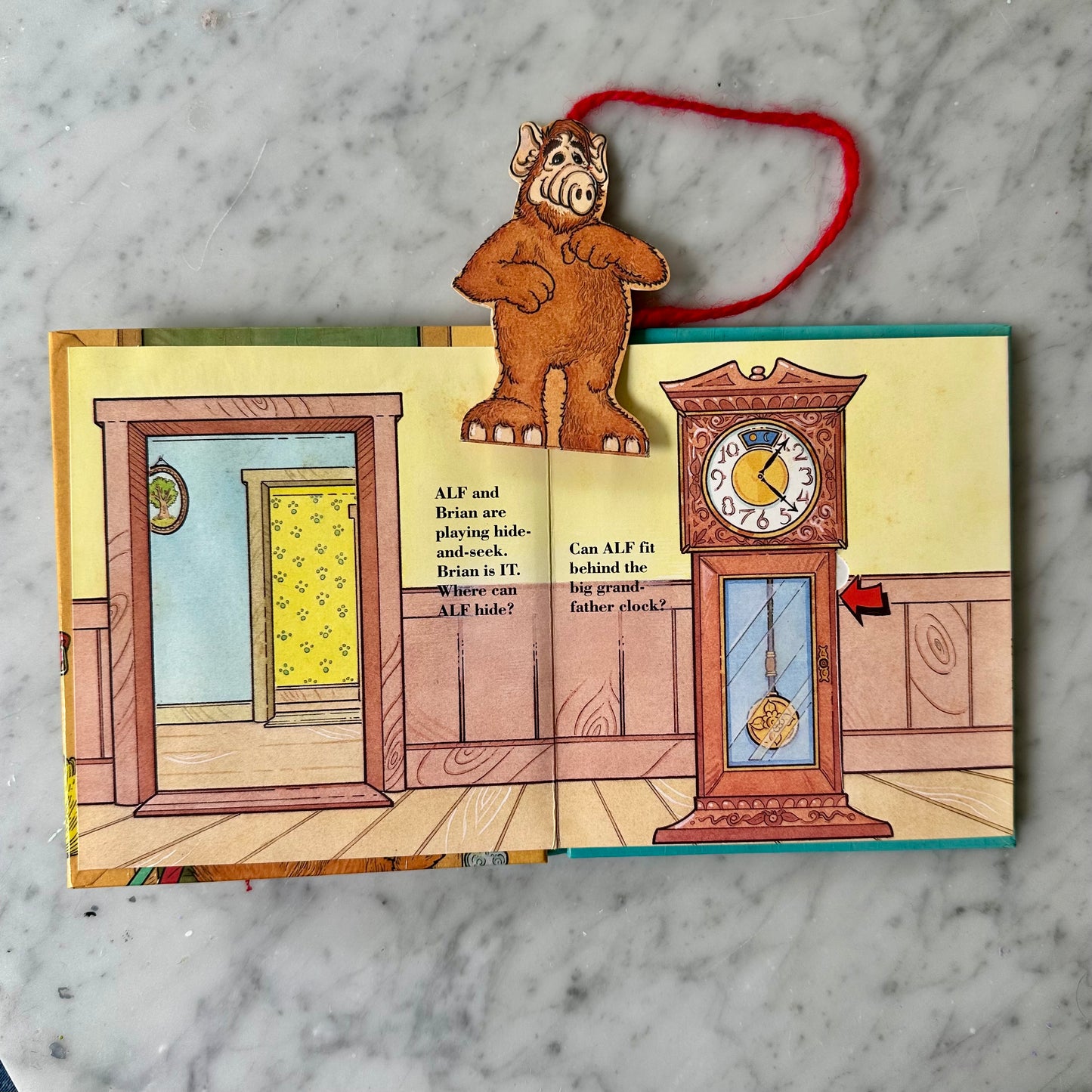 1988 ALF Hides Out Interactive Book