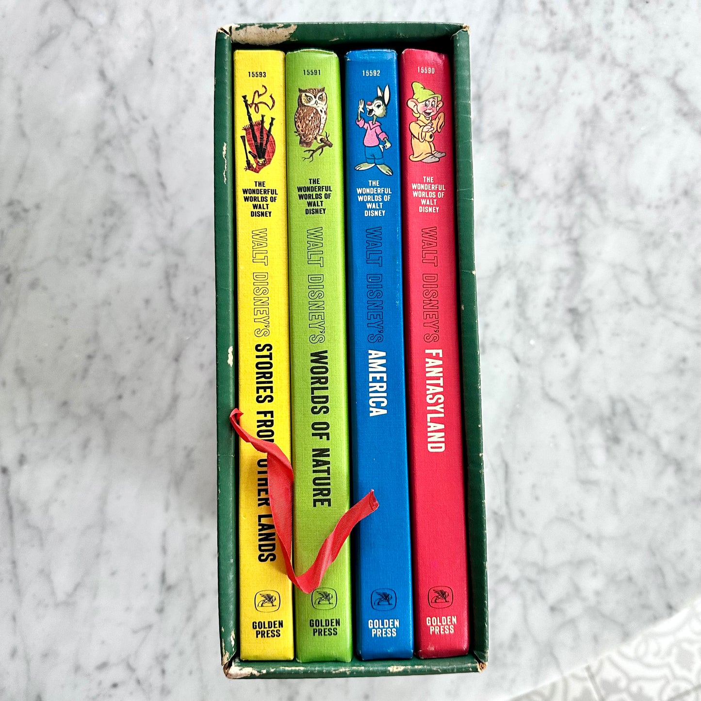 1965 The Wonderful Worlds of Walt Disney 4-book Box Set