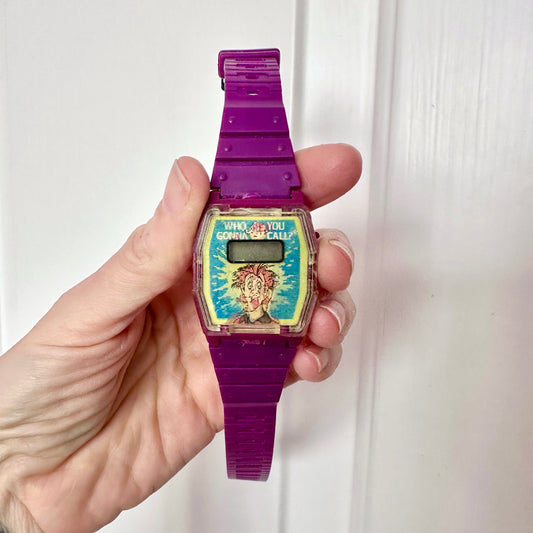 1988 The Real Ghostbusters Peter Venkman Lenticular Watch