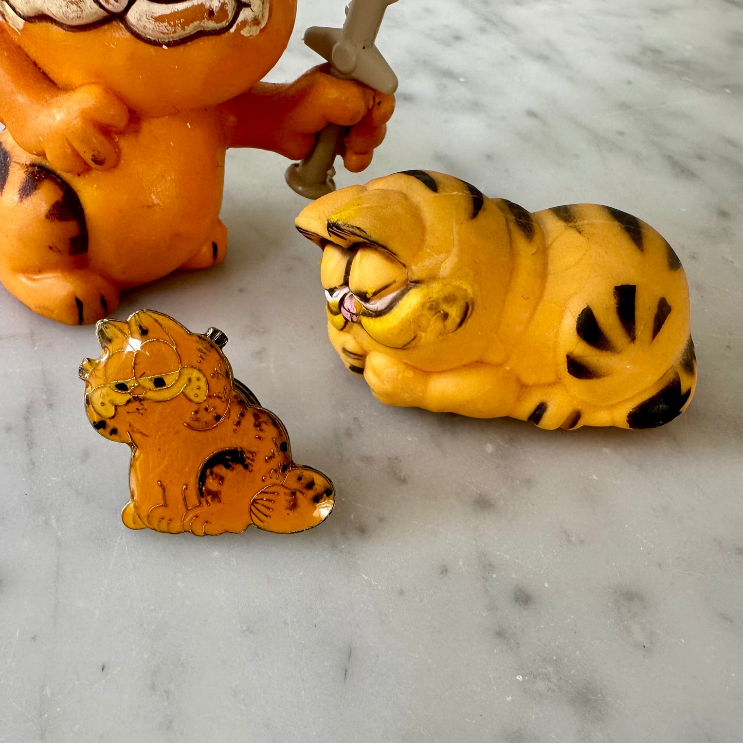 80’s Garfield Figures and Pin Lot