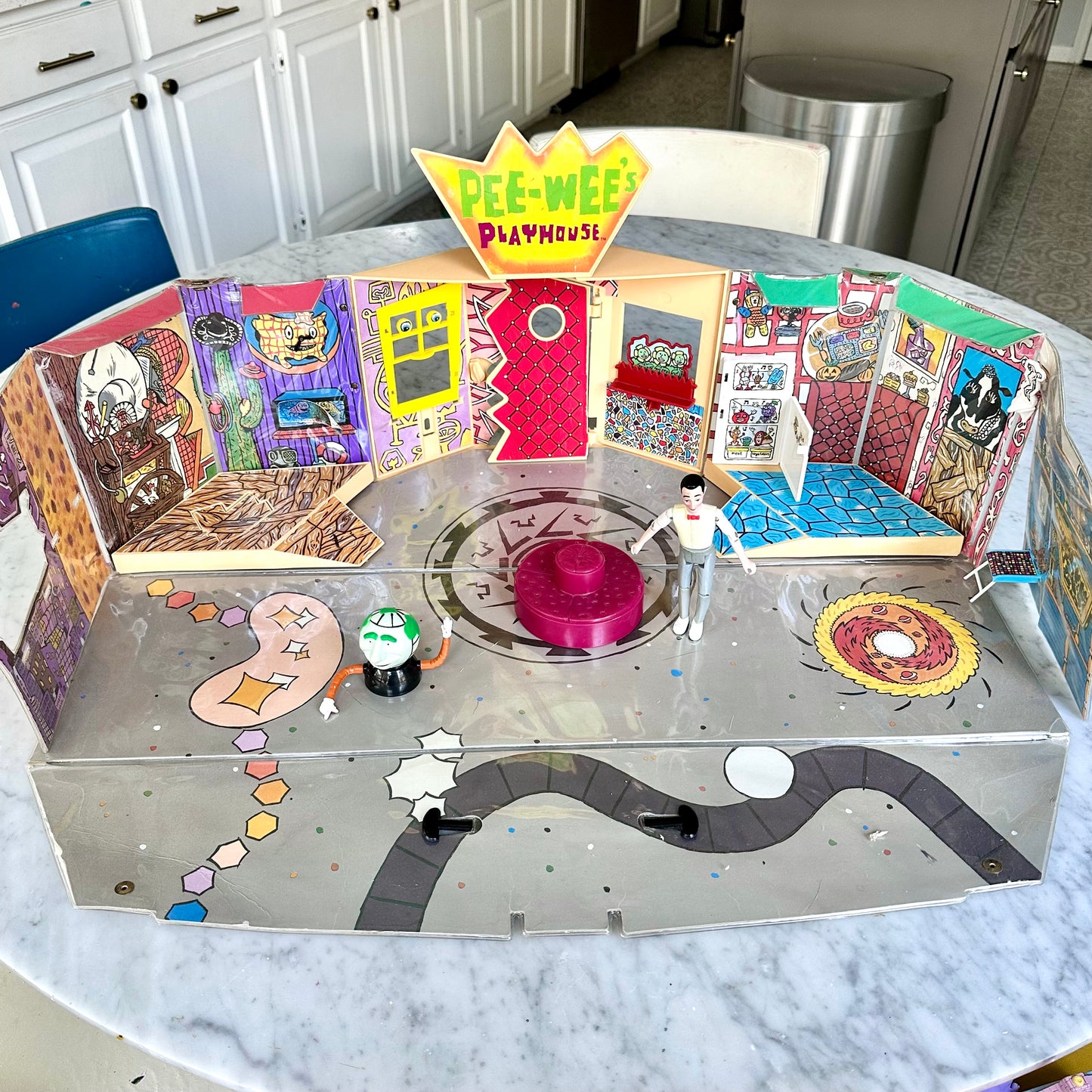 1988 Pee-Wee’s Playhouse Playset