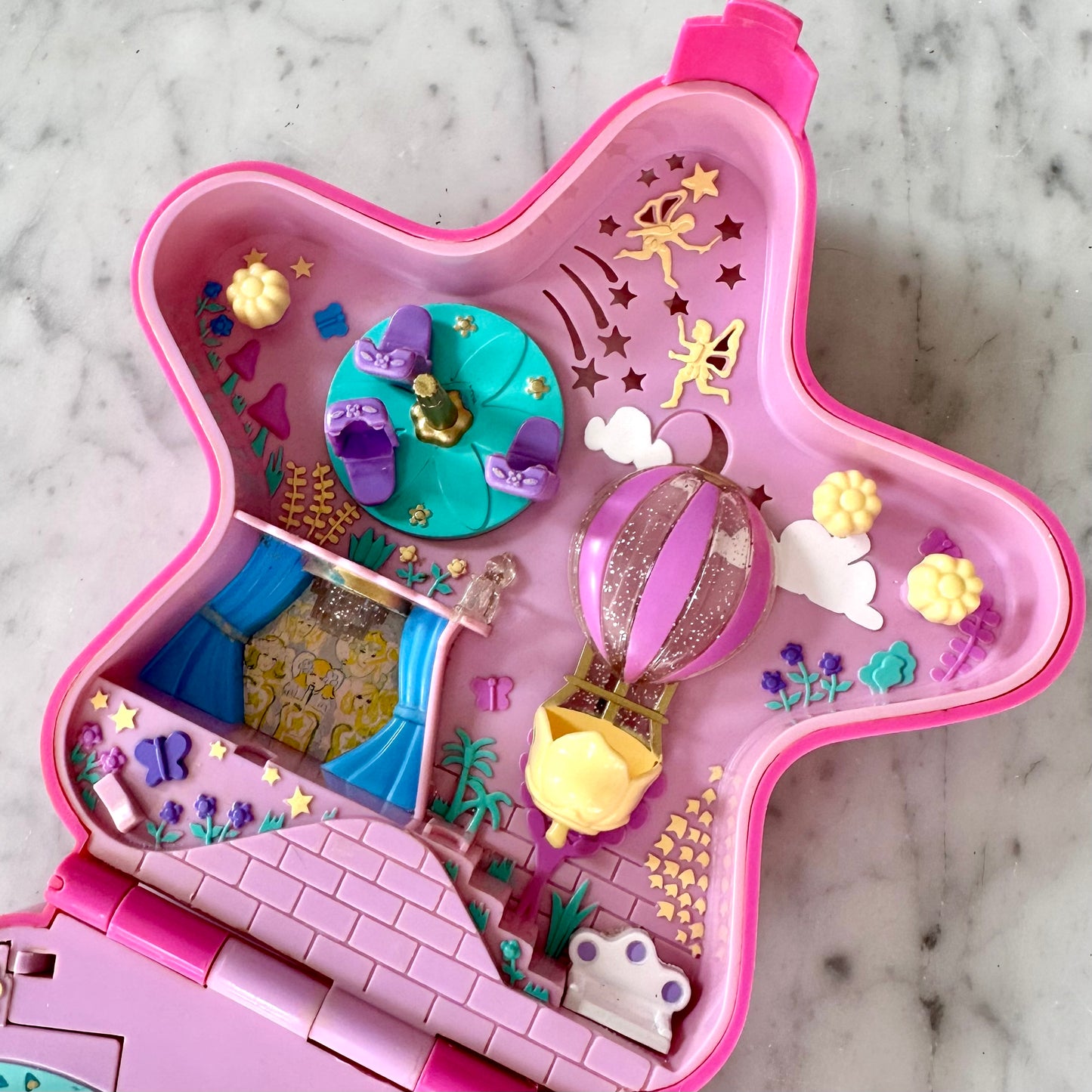 1993 Polly Pocket Fairylight Wonderland Compact Damaged