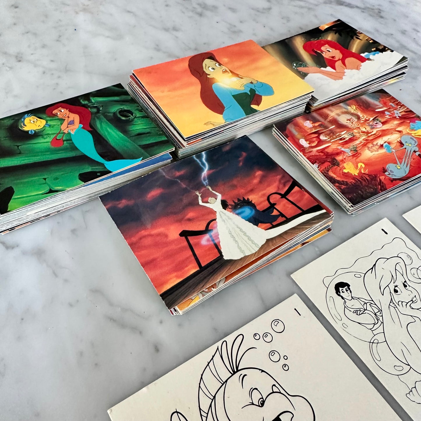 1991 Pro-Set The Little Mermaid Trading Cards