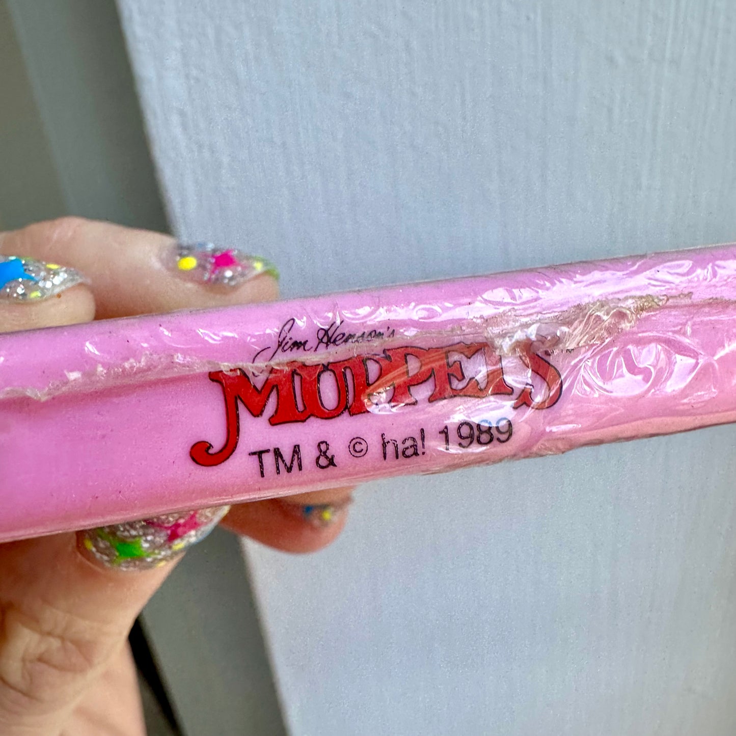 1988 Muppets Miss Piggy Folding Brush