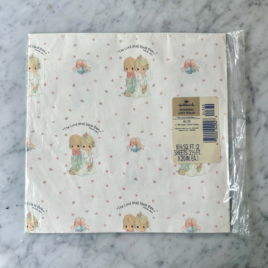 1989 Precious Moments “Wedding Gift Wrap”