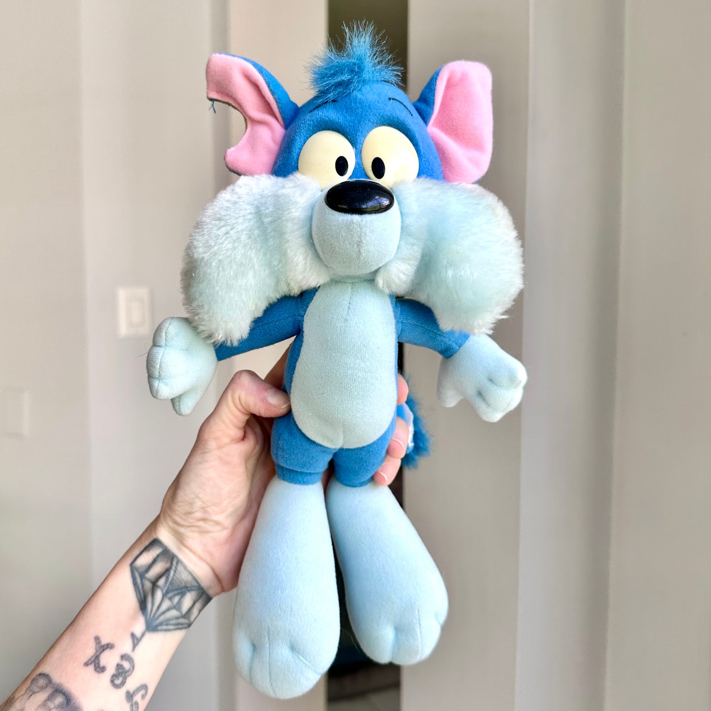 90’s Tiny Toons Furrball Plush