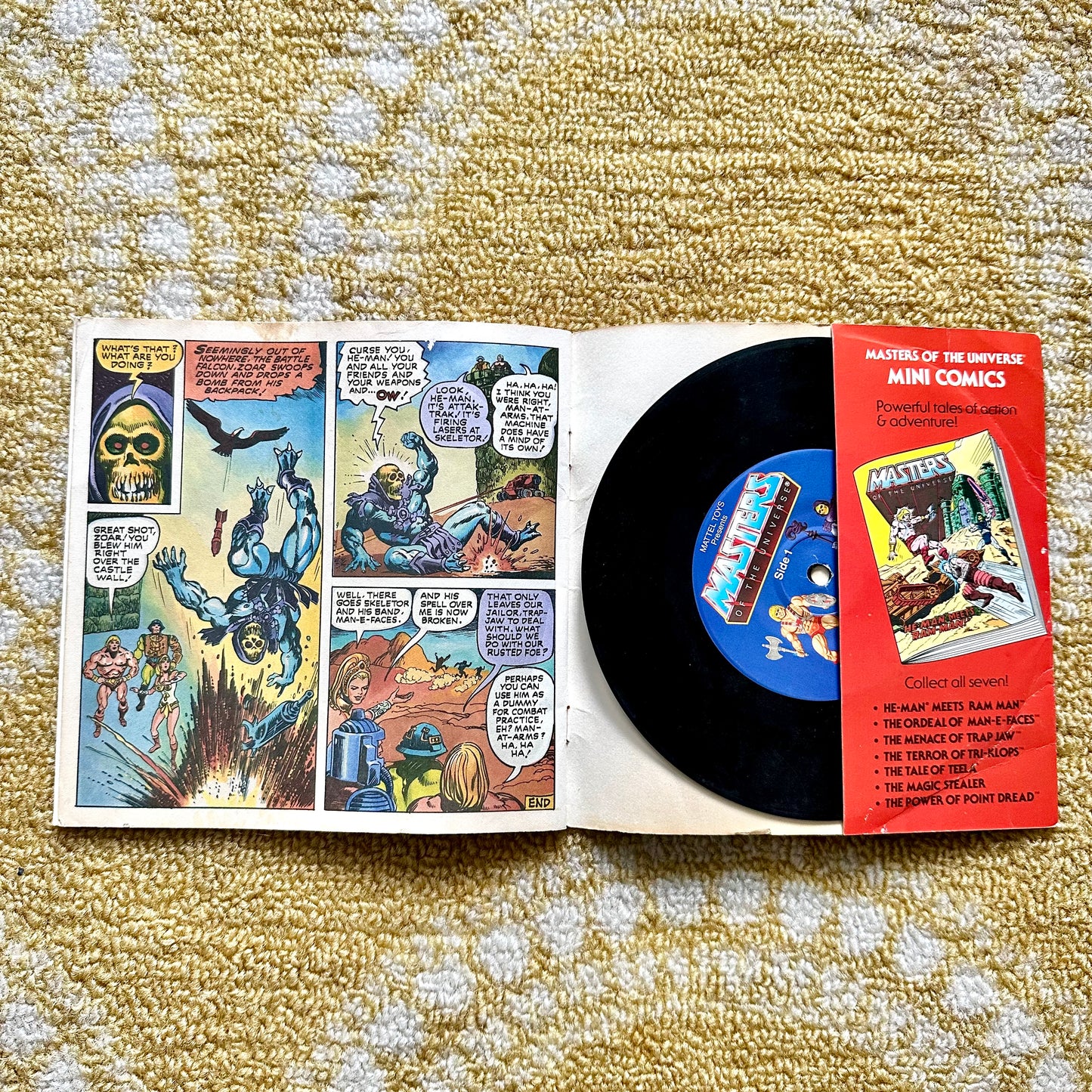 1983 Masters of the Universe Read-Along Book * READ