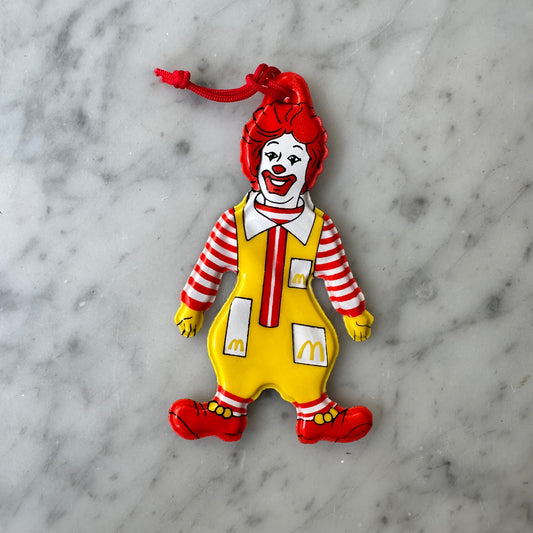 1983 Ronald McDonald Vinyl Holiday Ornament