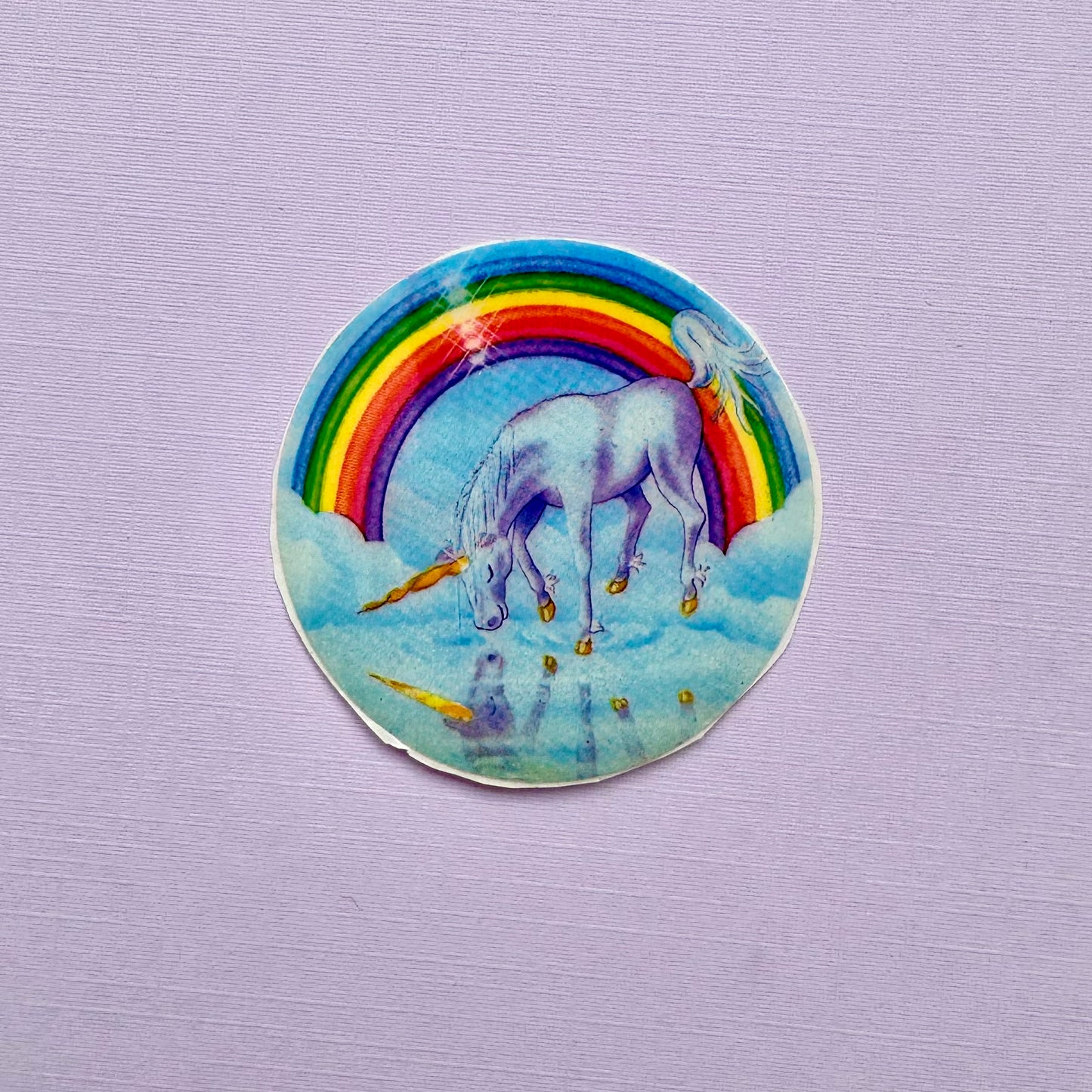1982 Lisa Frank Unicorn Sticker