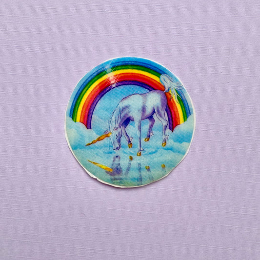 1982 Lisa Frank Unicorn Sticker