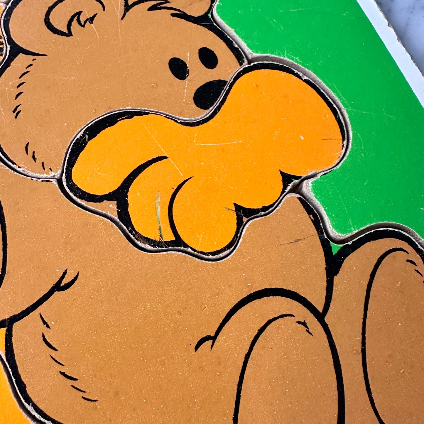 1978 Playskool Garfield and Pookie Board Puzzle