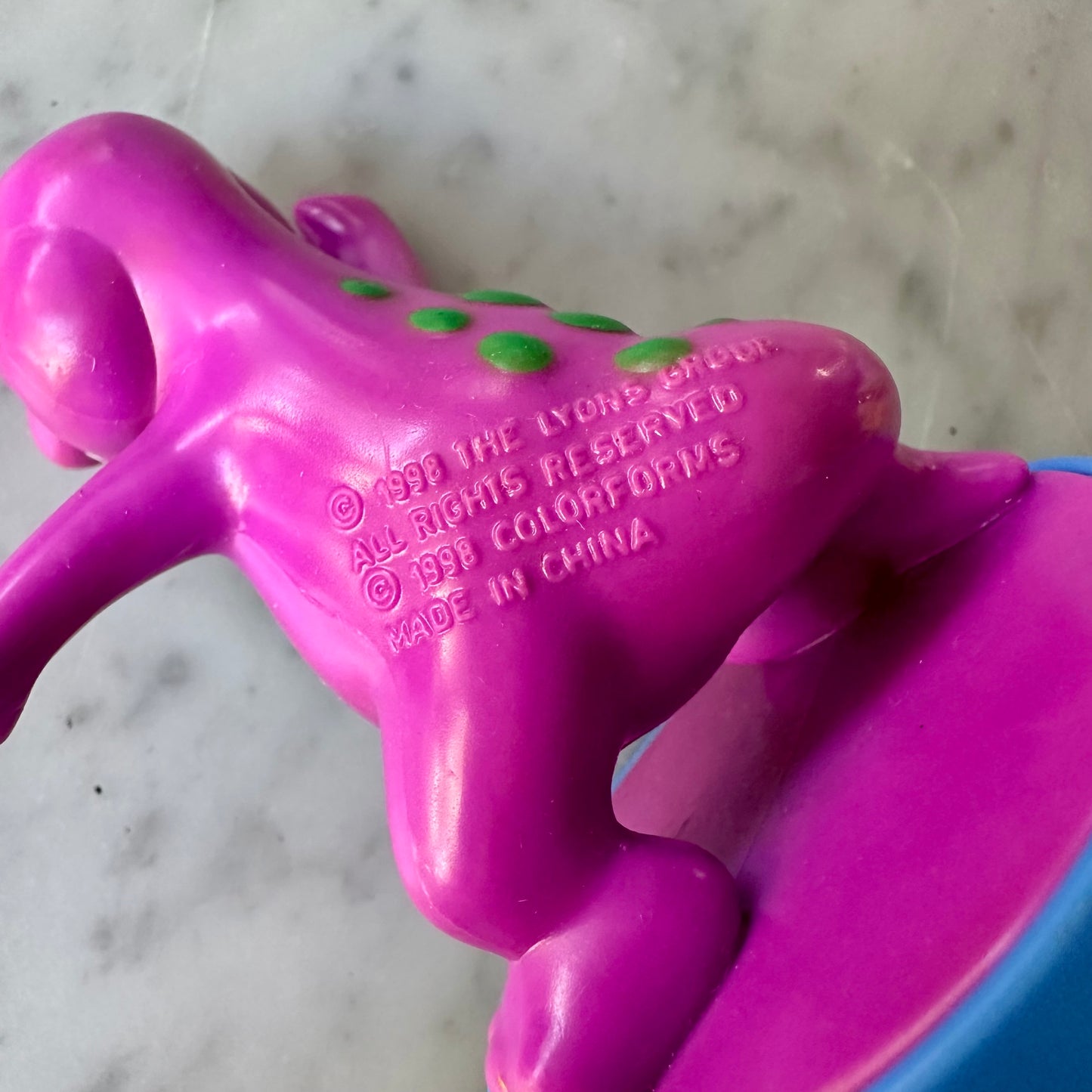 1998 Barney Figure Stamper