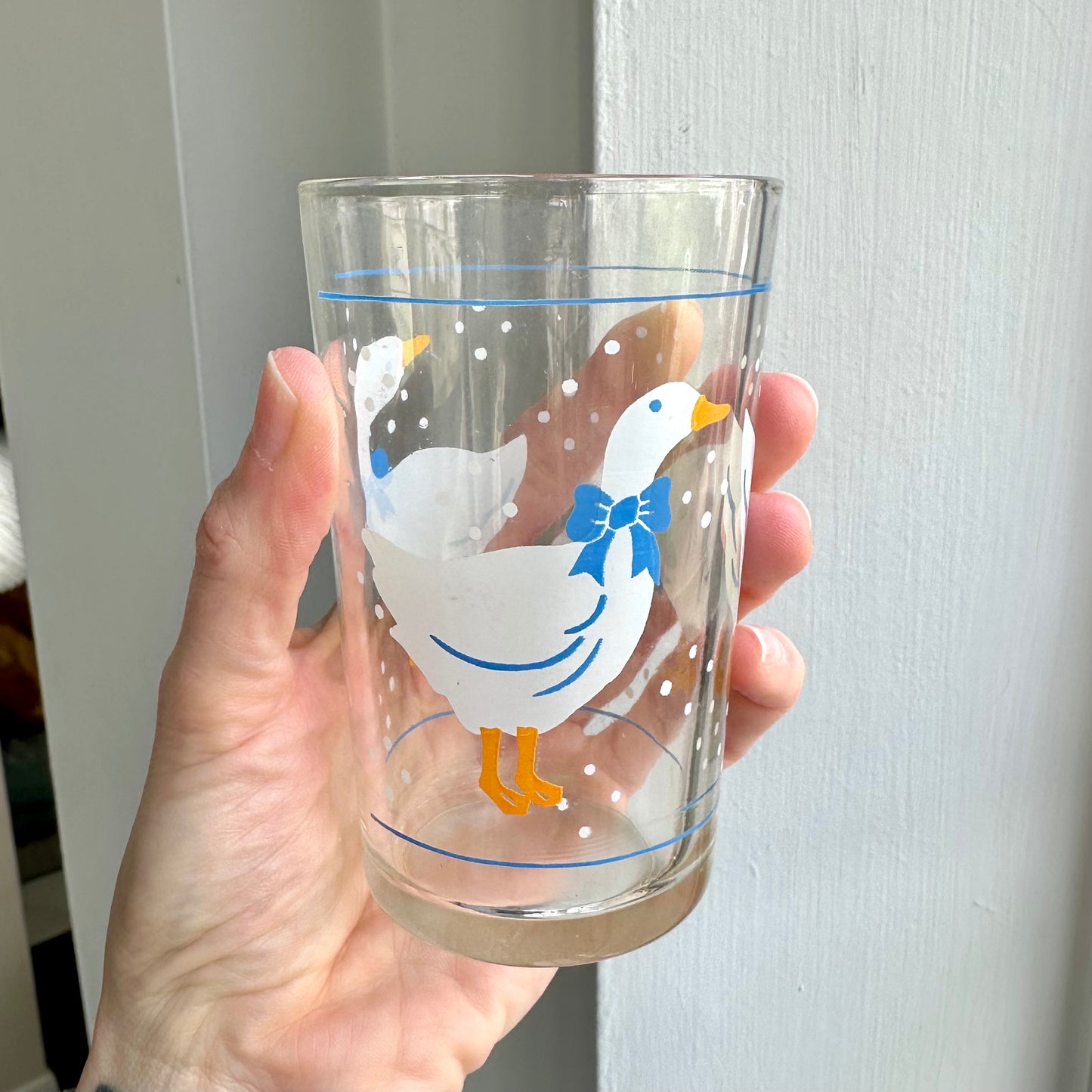 80’s Country Goose Juice Glass