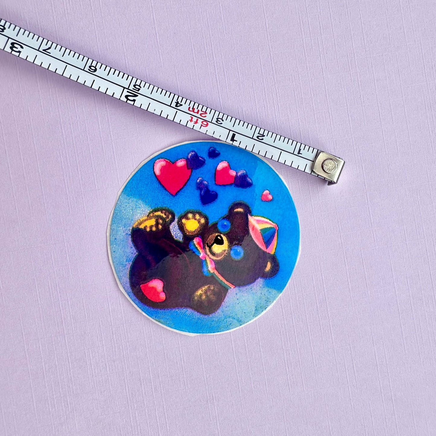 1982 Lisa Frank Teddy Bear Sticker