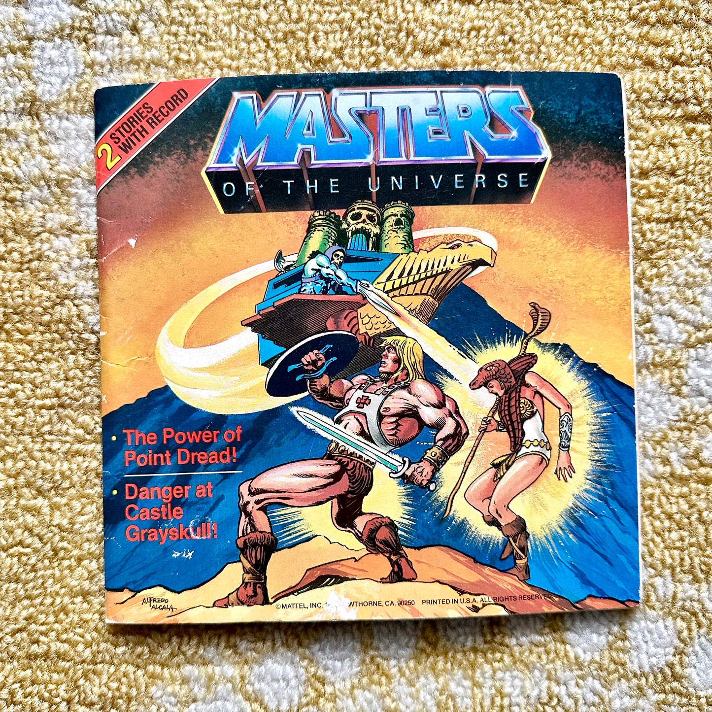 1983 Masters of the Universe Read-Along Book * READ