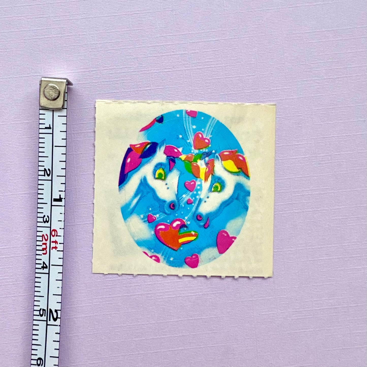 80’s Lisa Frank Unicorns Sticker