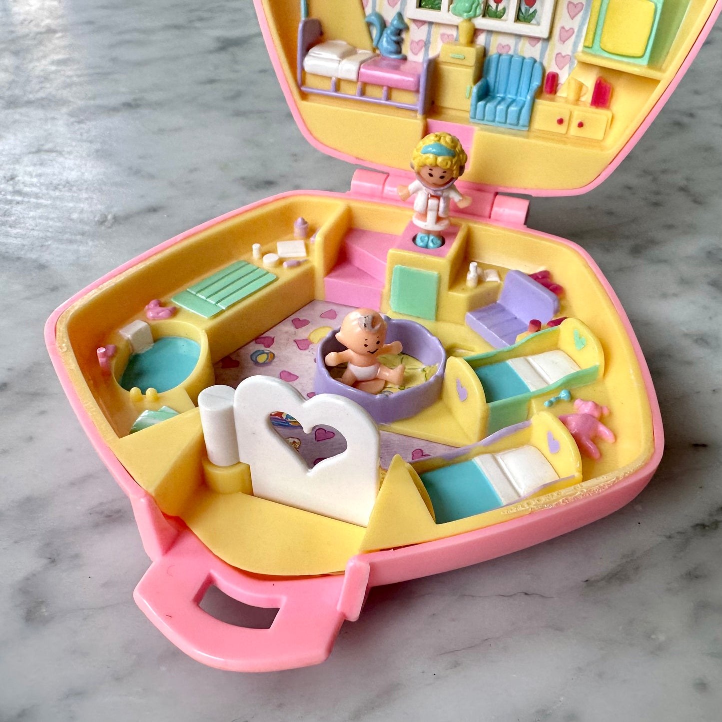 1992 Polly Pocket Polly In The Nursery 100% Complete