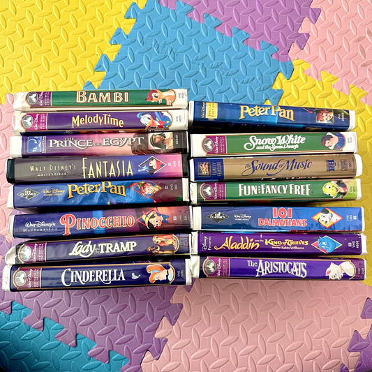Vintage Disney VHS Lot