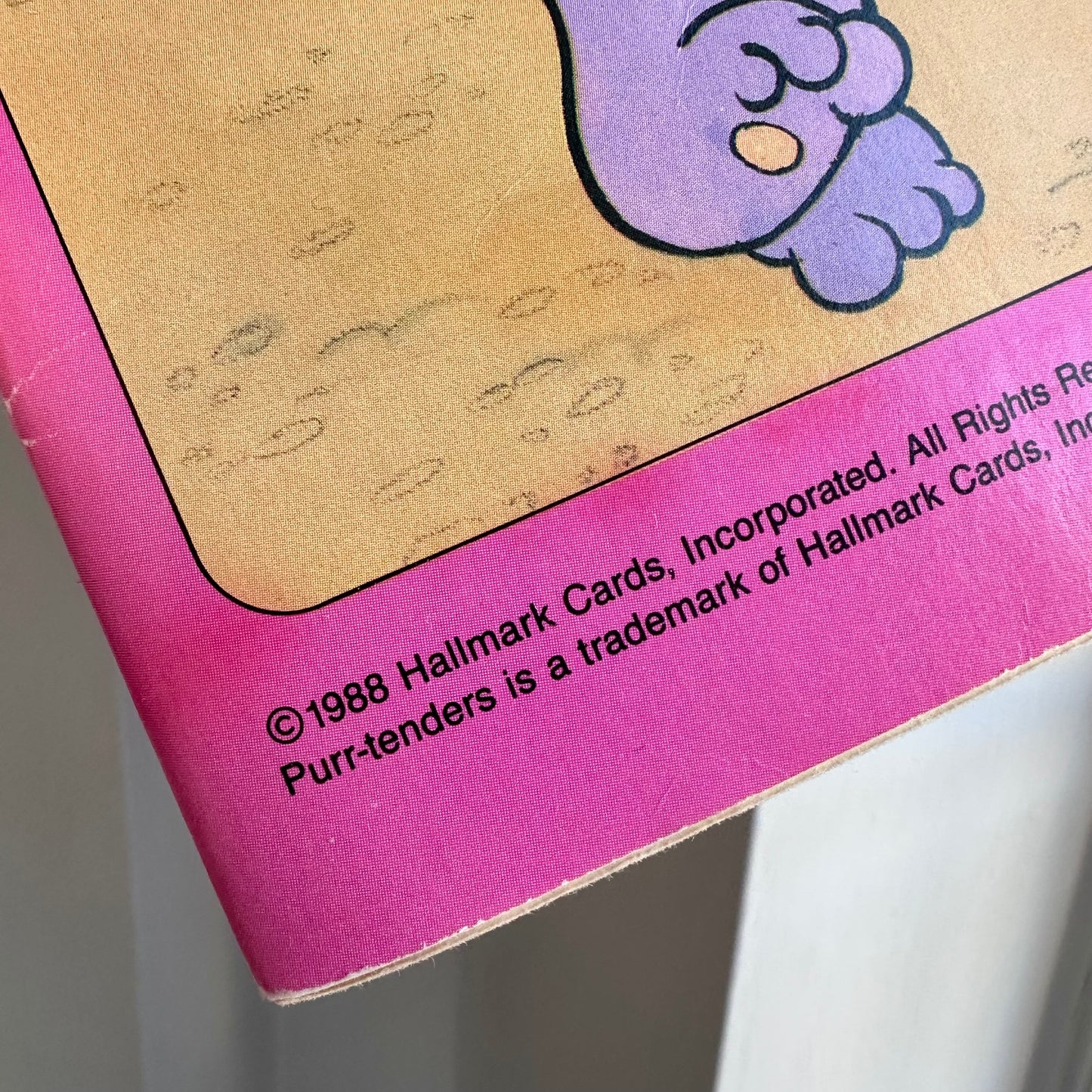 1988 Purr-Tenders Sticker Fun