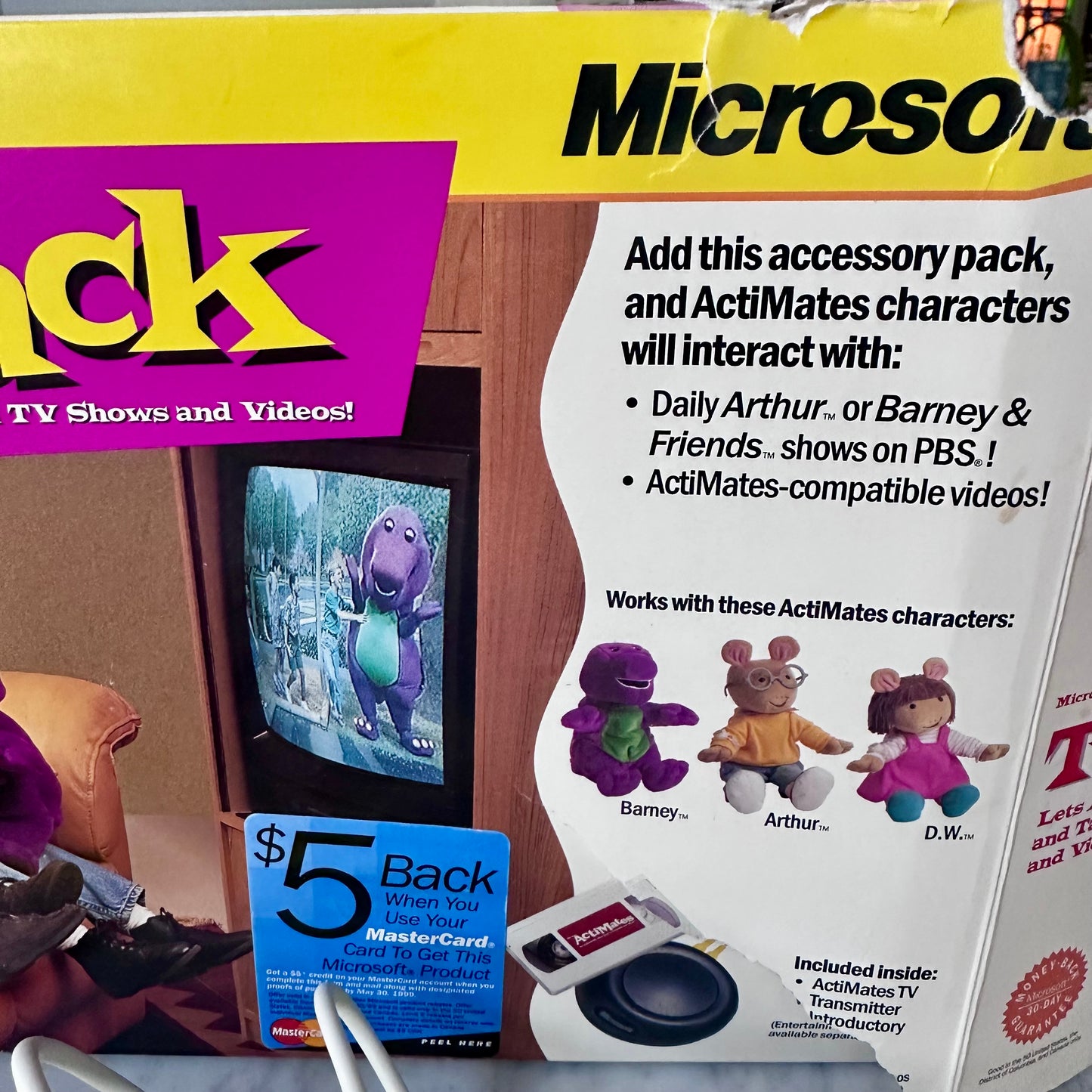 1997 Microsoft Actimates TV Pack
