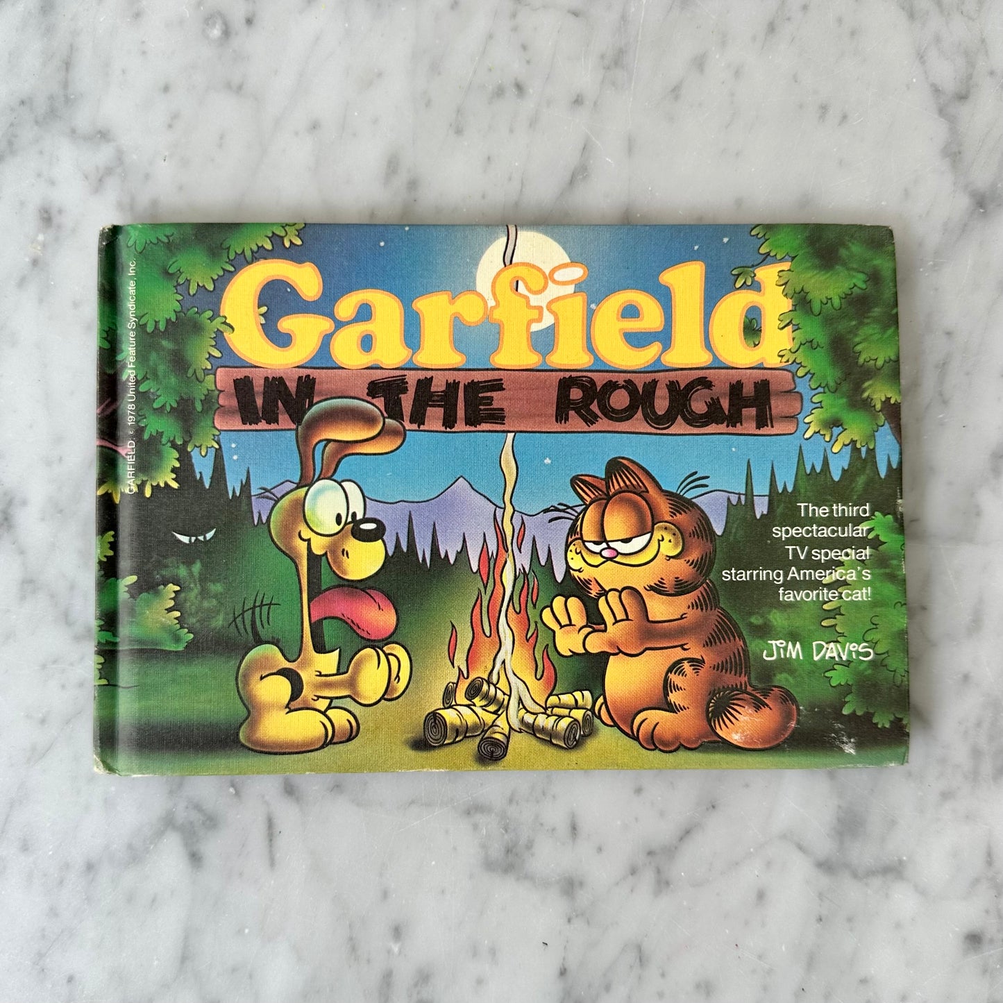 1984 Garfield in the Rough Hardcover Book