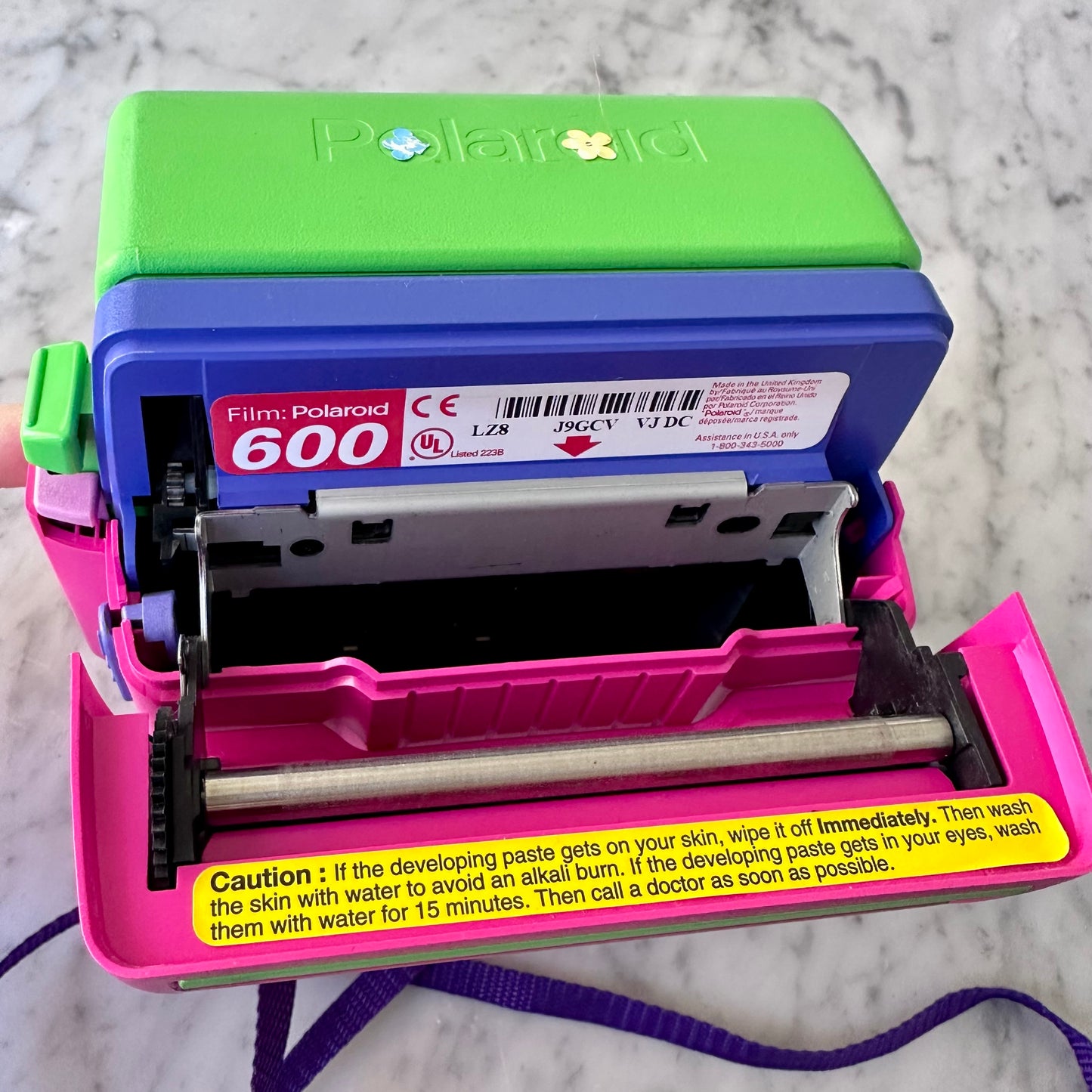 1999 Barbie Polaroid Instant One Step 600 Camera