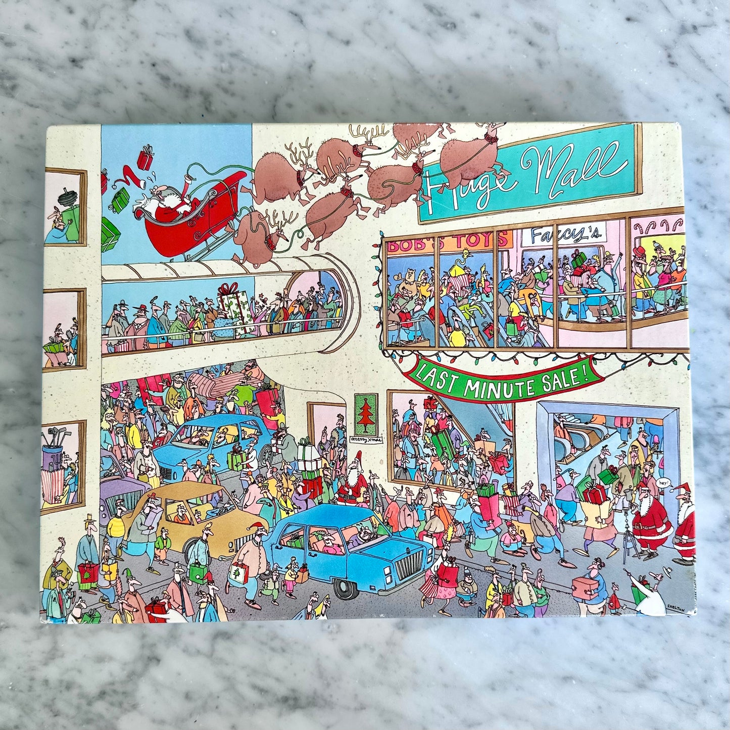 1990 Springbok “Last Minute Madness” 500 Pc Puzzle