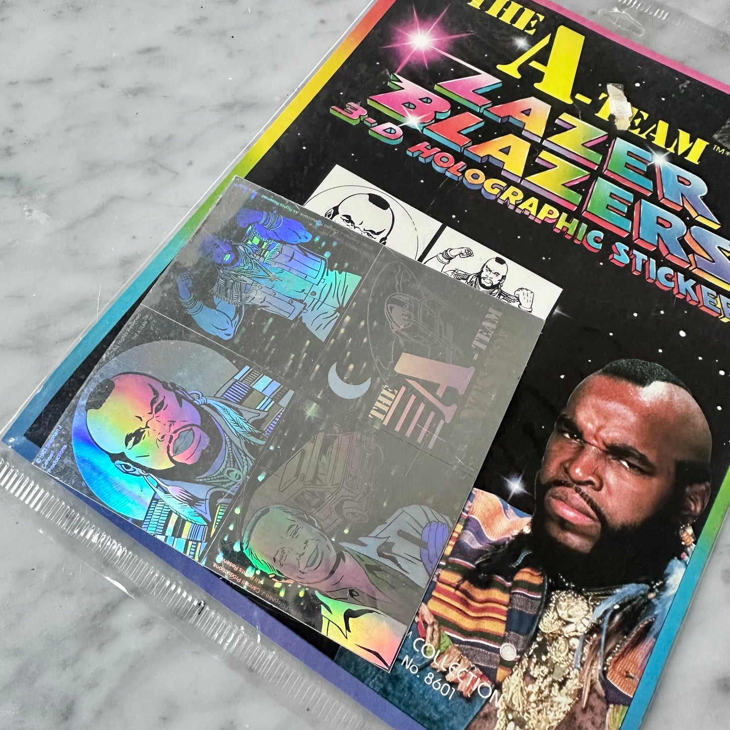 80’s The A-Team Lazer Blazers 3-D Holographic Stickers