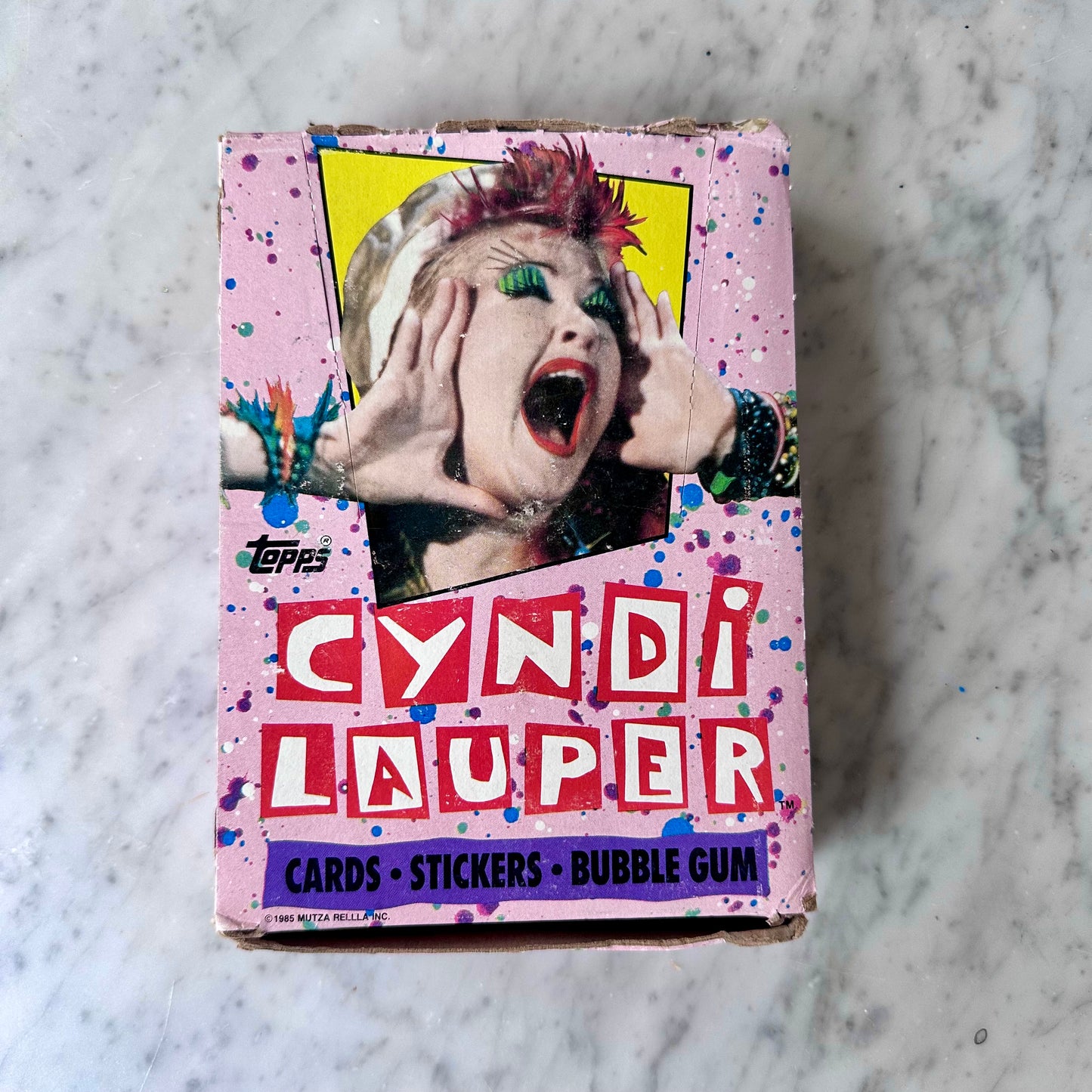 1985 Cyndi Lauper Trading Card Pack