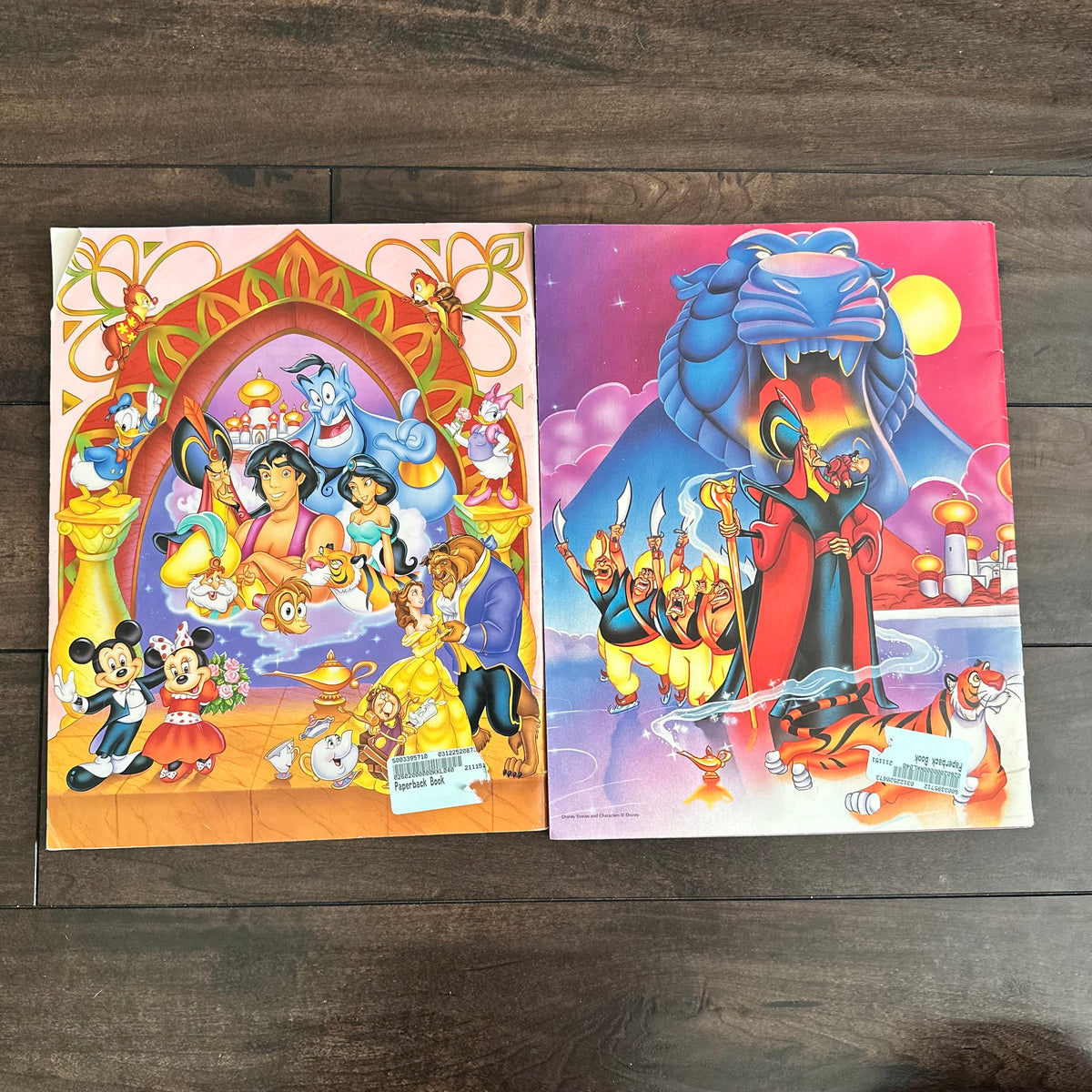 90’s Aladdin Disney on Ice Books