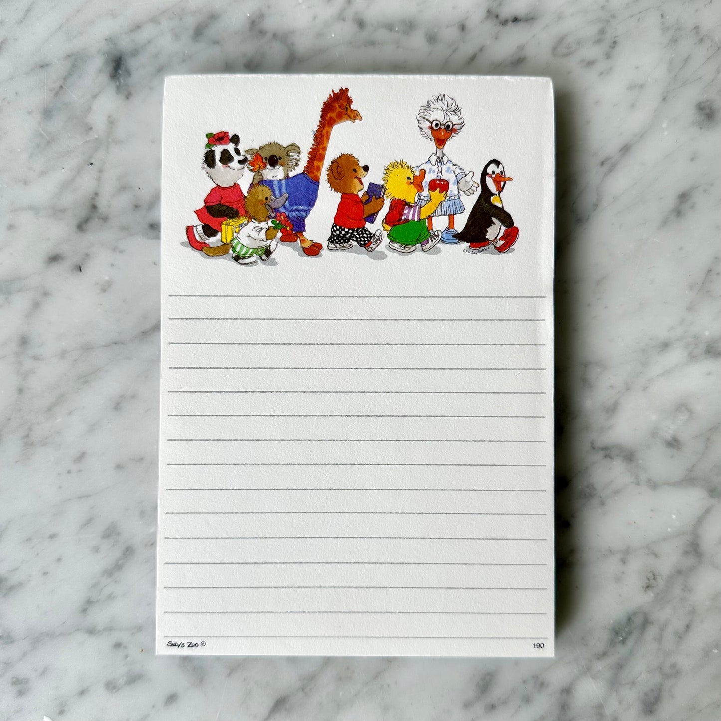 1992 Suzy’s Zoo Notepad
